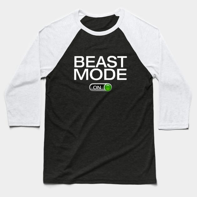 beast mode Baseball T-Shirt by frankzaboer